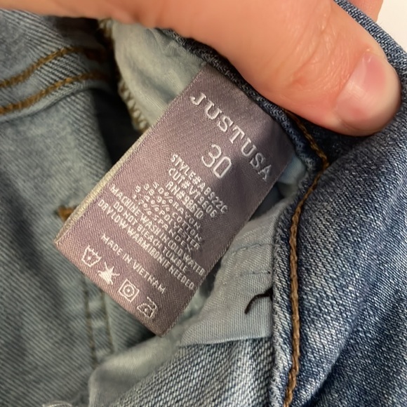 COPY - Just USA katara skinny capri jean size 10/30 jeans - Picture 4 of 4
